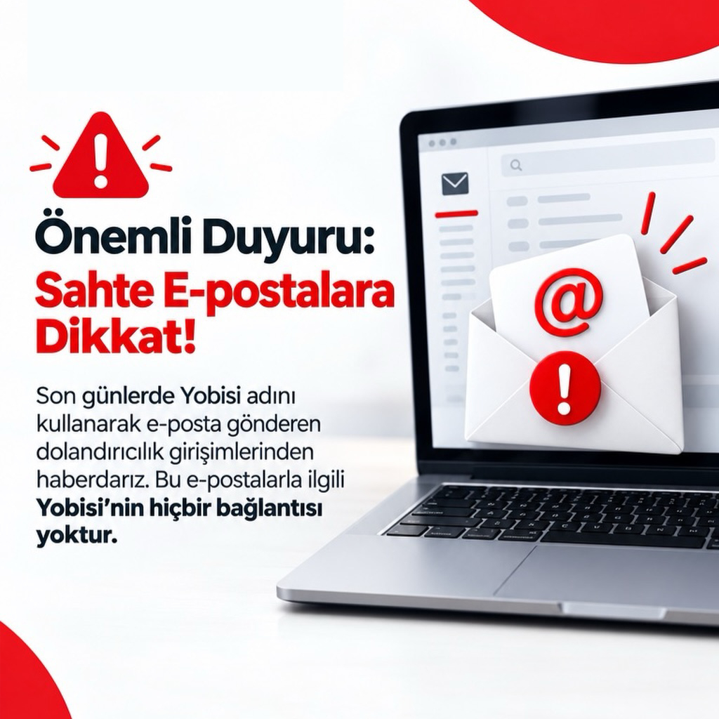 Önemli Duyuru: Sahte e-postalara dikkat!